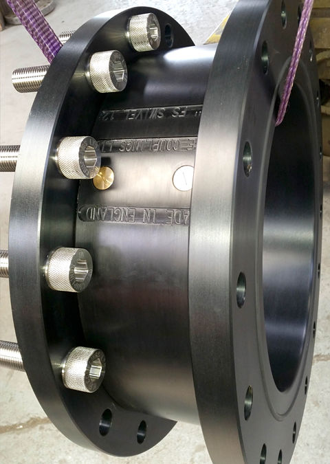 large diameter swivel pipe joint Couplings fittings Aluminium steel SpoolPiece flange connection spinning rotating stainless viton seal rotary